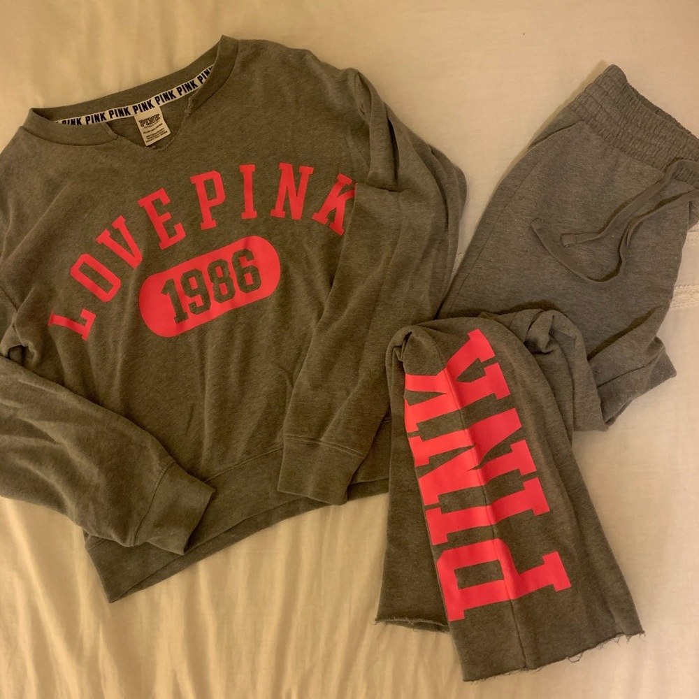 Pink VS Lounge Outfit